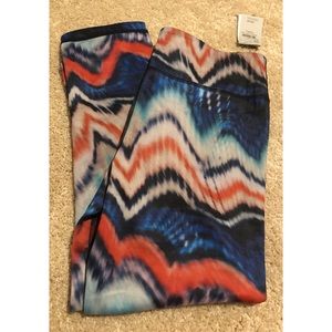 Nwt fun reversible workout capri leggings